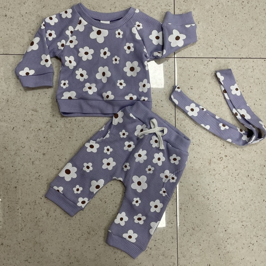 Personality New Waffle Print Sweater Suit - 𝓢𝓱𝓸𝓹𝓵𝓮𝓬𝔂