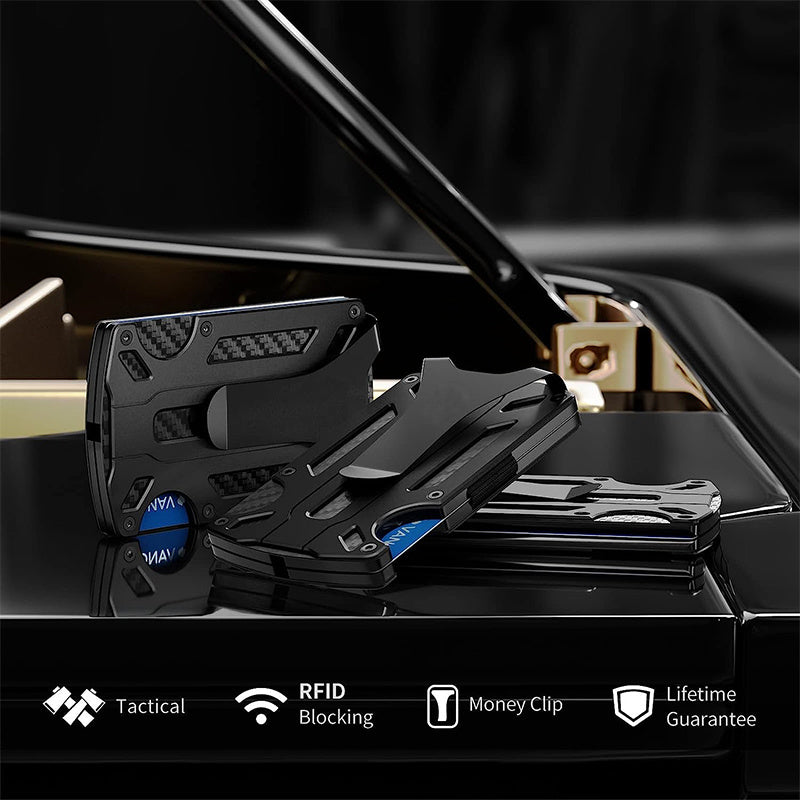 Aluminum Alloy RFID Anti-theft Card Holder Metal Wallet - 𝓢𝓱𝓸𝓹𝓵𝓮𝓬𝔂