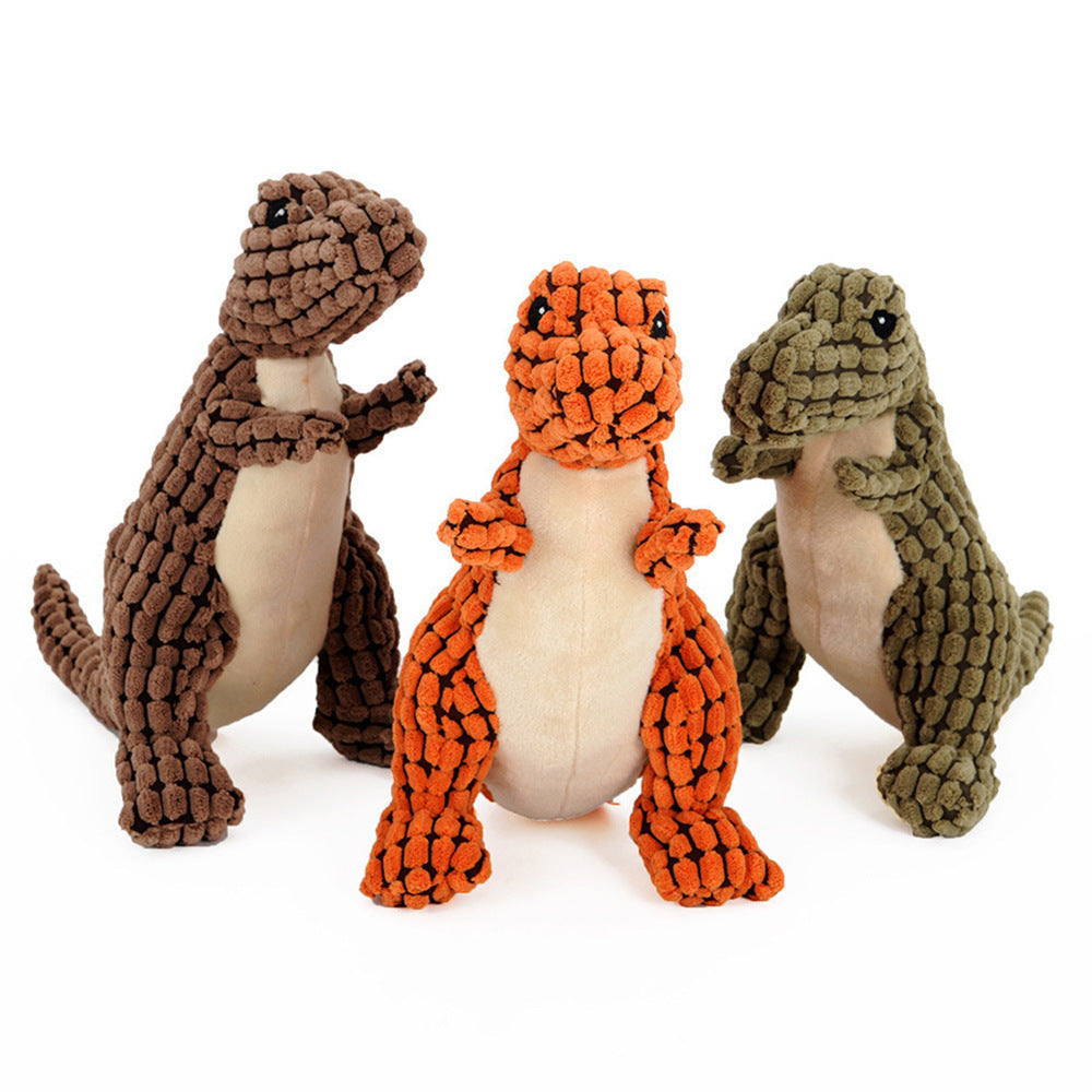 Dinosaur Pet Toys Giant Dogs Pets Interactive Dog Toys For Large Dogs Chew Toys Chihuahua Plush Stuffing Squeakers - 𝓢𝓱𝓸𝓹𝓵𝓮𝓬𝔂