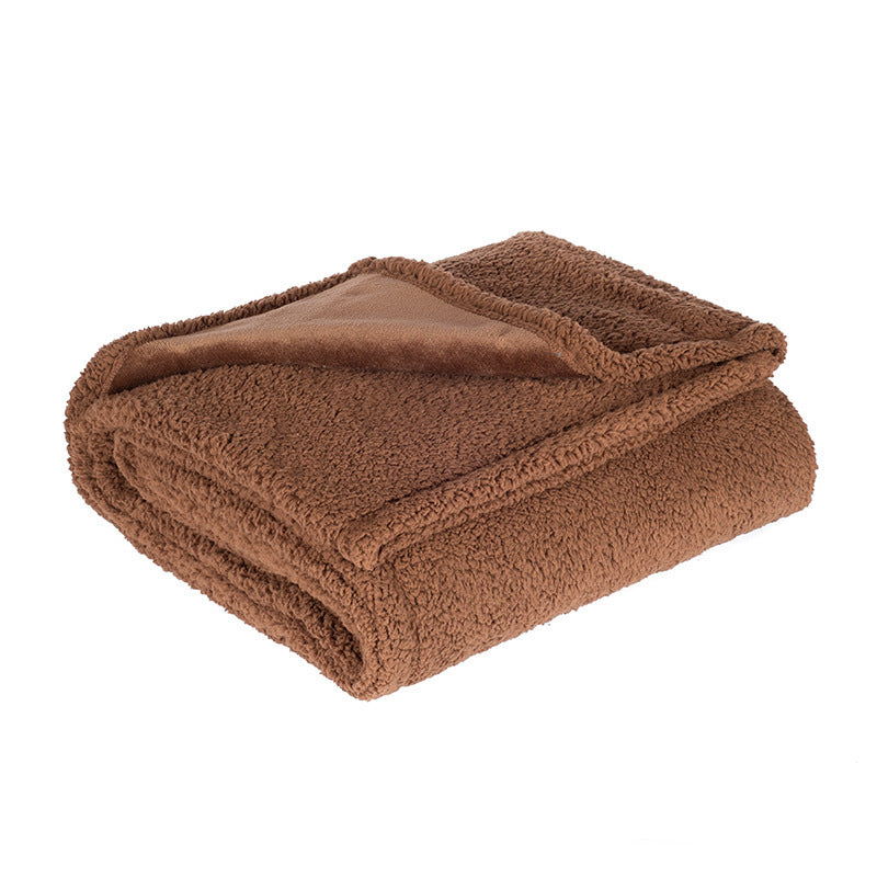 Flannel Cotton Wool Sherpa Thick Pet Blanket Dog Kennel - 𝓢𝓱𝓸𝓹𝓵𝓮𝓬𝔂
