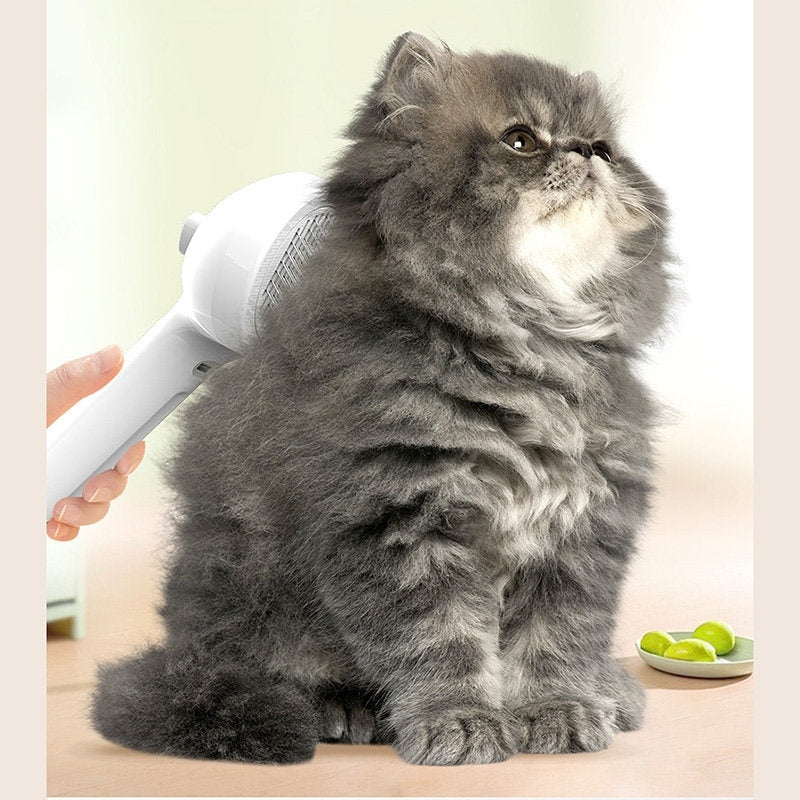 Pet Comb Self Cleaning Pets Hair Remover Brush For Dogs Grooming Tools Dematting Comb Built-in Mist Humidifier Pet Products - 𝓢𝓱𝓸𝓹𝓵𝓮𝓬𝔂