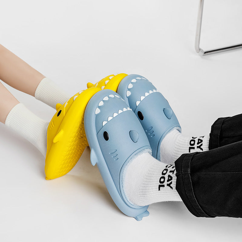 Cartoon Shark Shoes Home Slippers EVA Lovers Slippers Winter Soft Bottom Waterproof Shoes - 𝓢𝓱𝓸𝓹𝓵𝓮𝓬𝔂