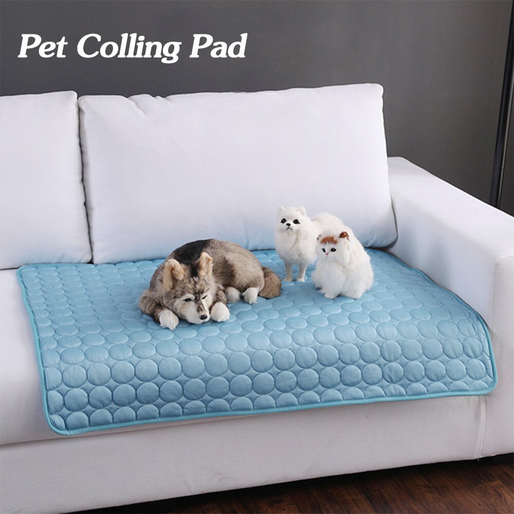 Pet Dog Cat Ice Silk Cold Nest Pad For Cooling In Summer - 𝓢𝓱𝓸𝓹𝓵𝓮𝓬𝔂