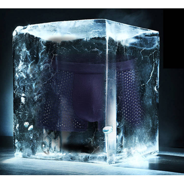 Ice silk men's underwear mesh boxer - 𝓢𝓱𝓸𝓹𝓵𝓮𝓬𝔂