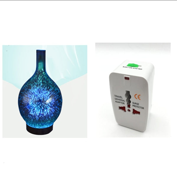 3D Glass Aroma Diffuser Colorful Lamp Humidifier Night Light - 𝓢𝓱𝓸𝓹𝓵𝓮𝓬𝔂