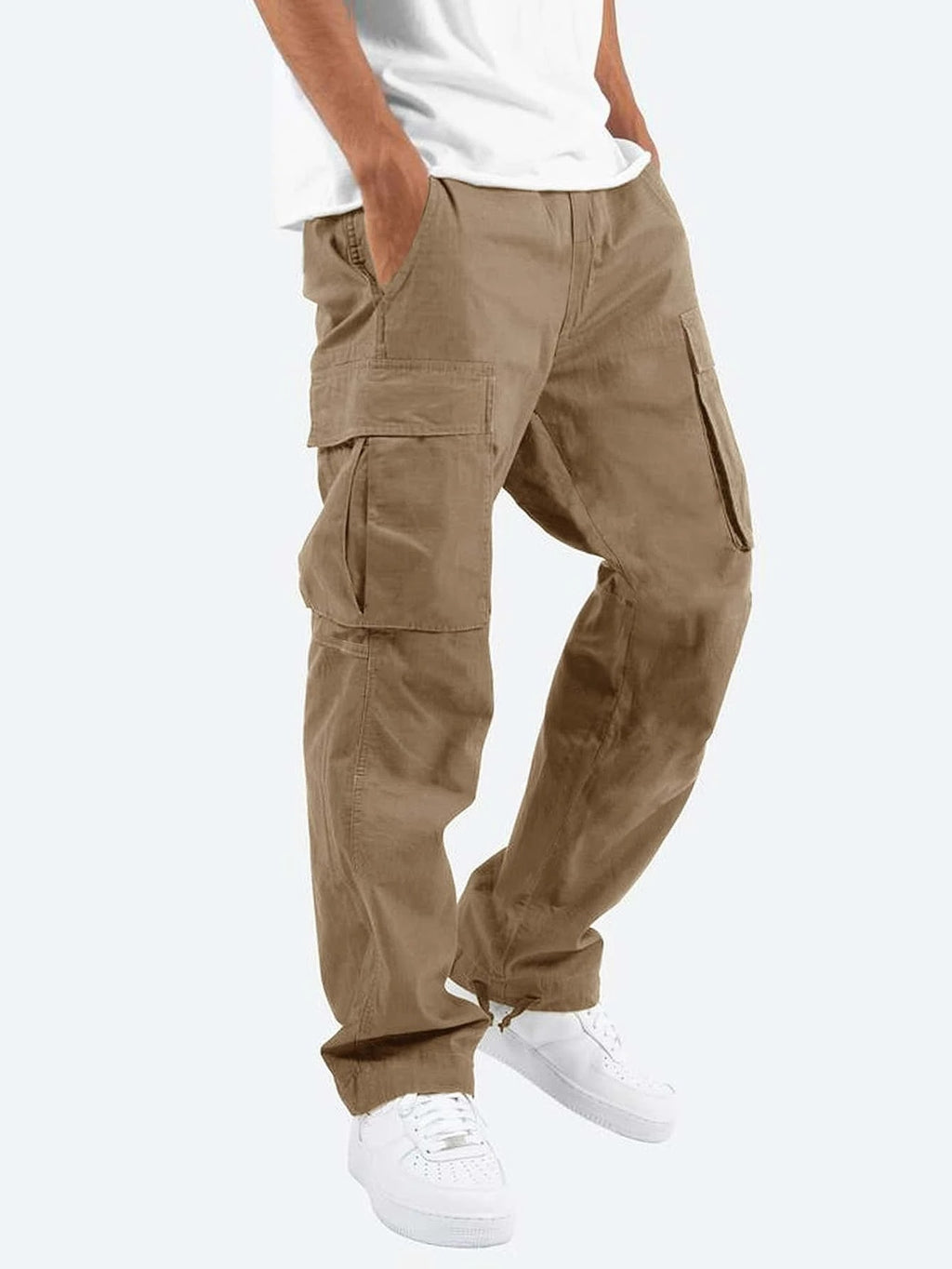 Men's Workwear Drawstring Multi-pocket Casual Pants - 𝓢𝓱𝓸𝓹𝓵𝓮𝓬𝔂