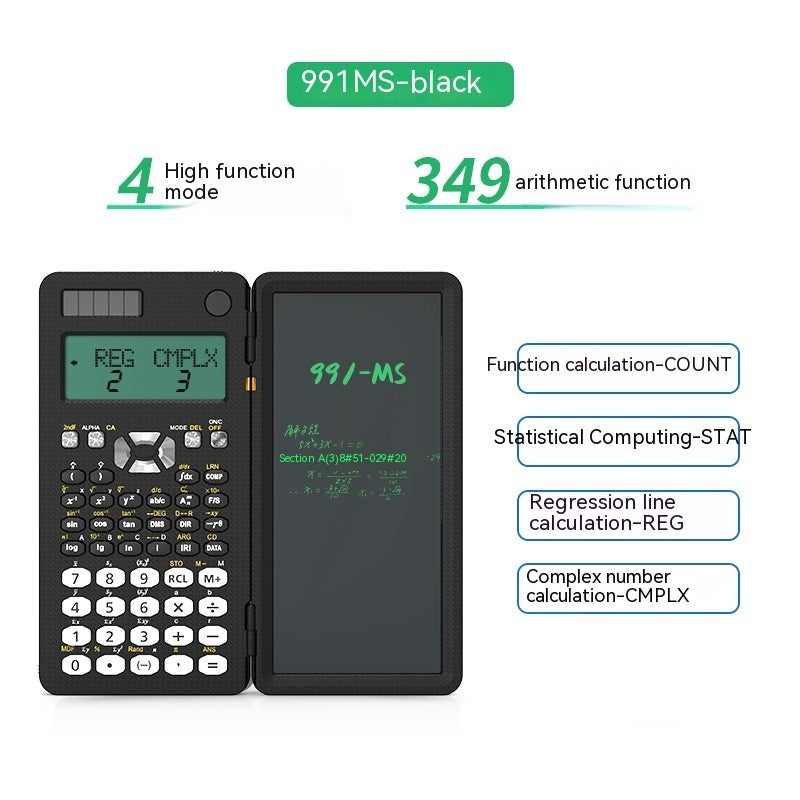 2 In 1 Foldable Scientific Calculators Handwriting Tablet Learning Function Calculator  Foldable Desk Scientific Calculators - 𝓢𝓱𝓸𝓹𝓵𝓮𝓬𝔂