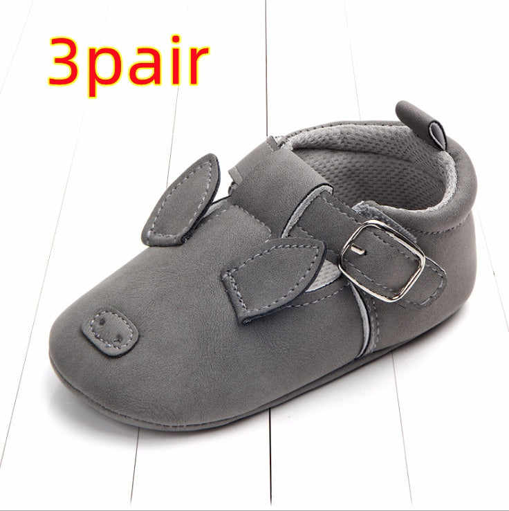 Spring and autumn cartoon animal baby shoes matte leather non-slip soft bottom baby shoes wholesale 0884 - 𝓢𝓱𝓸𝓹𝓵𝓮𝓬𝔂