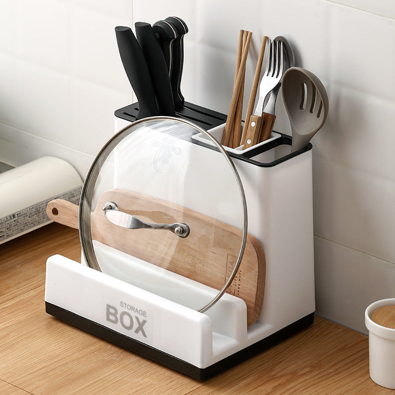 Tableware Storage Holders Kitchen Knife Plastic Storages Racks For Kitchen Convenience Cabinet Kitchen Gadgets - 𝓢𝓱𝓸𝓹𝓵𝓮𝓬𝔂