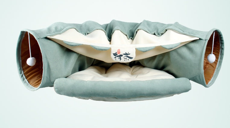 Pet Cats Tunnel Interactive Play Toy Mobile Collapsible Ferrets Rabbit Bed tunnels Indoor Toys Kitten Exercising Products - 𝓢𝓱𝓸𝓹𝓵𝓮𝓬𝔂