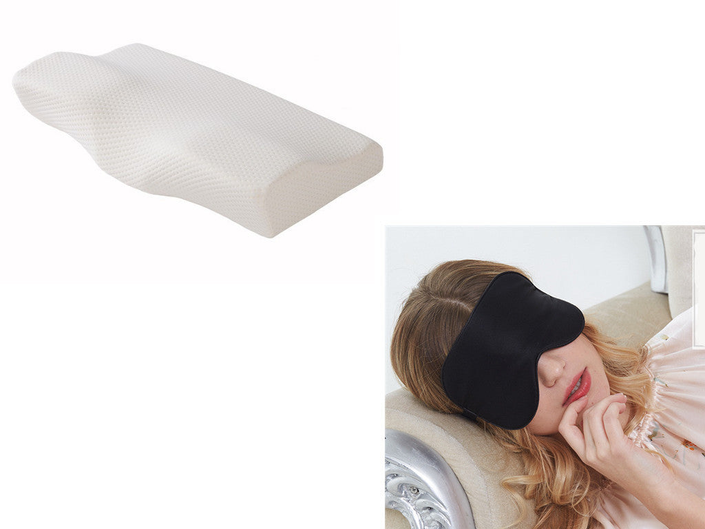 Contoured Memory Foam Pillow for neck pain Cervical Pillows - 𝓢𝓱𝓸𝓹𝓵𝓮𝓬𝔂