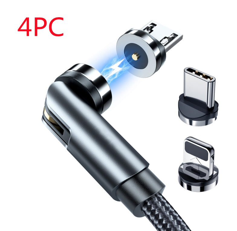 Essager Rotate Magnetic Cable 360 Degree USB Type C Charging Cable Fast Charging Magnet Charger 540 Rotate Micro Magnetic Cable - 𝓢𝓱𝓸𝓹𝓵𝓮𝓬𝔂