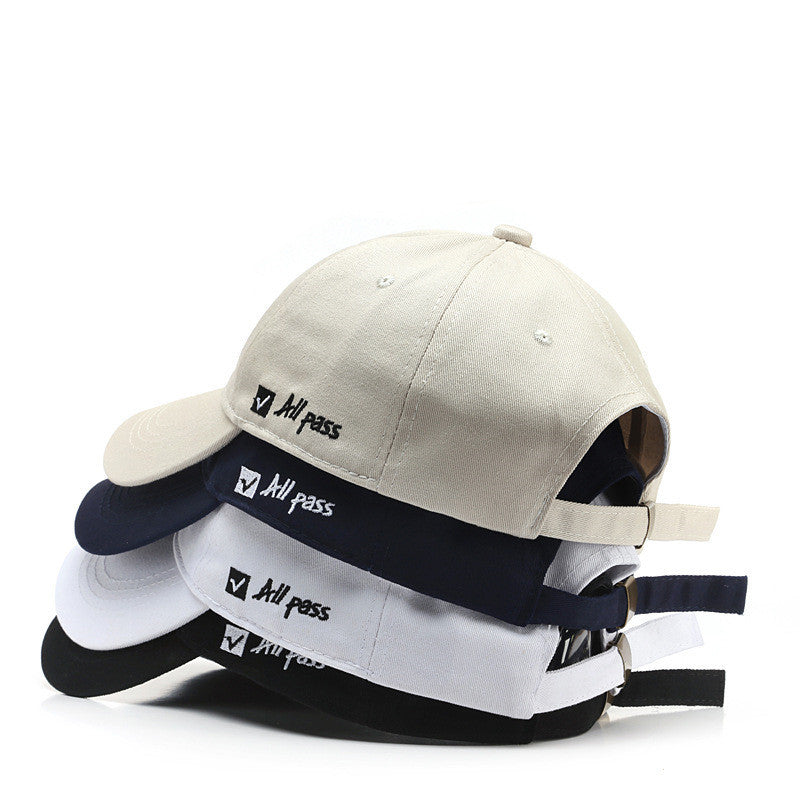 Soft top cap with side letter embroidery - 𝓢𝓱𝓸𝓹𝓵𝓮𝓬𝔂
