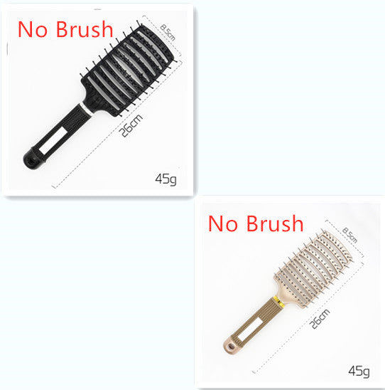 Hairbrush Anti Klit Brushy Haarborstel Women Detangler Hair Brush Bristle Nylon Scalp Massage  Teaser Hair Brush Comb - 𝓢𝓱𝓸𝓹𝓵𝓮𝓬𝔂