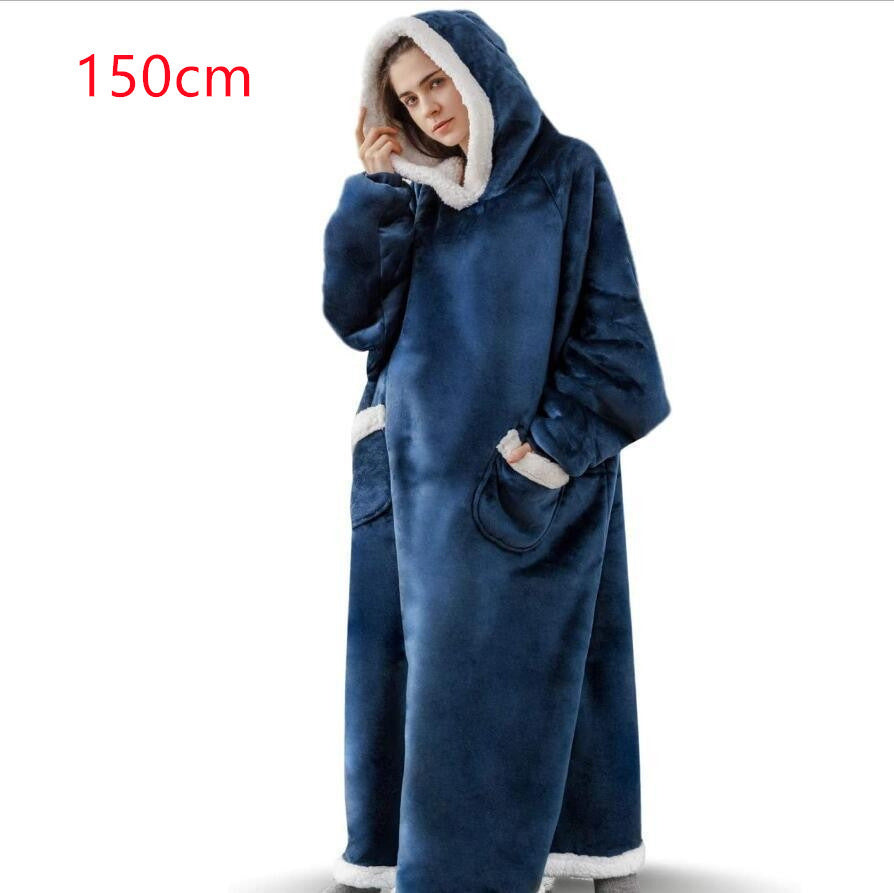 Winter TV Hoodie Blanket Winter Warm Home Clothes Women Men Oversized Pullover With Pockets - 𝓢𝓱𝓸𝓹𝓵𝓮𝓬𝔂