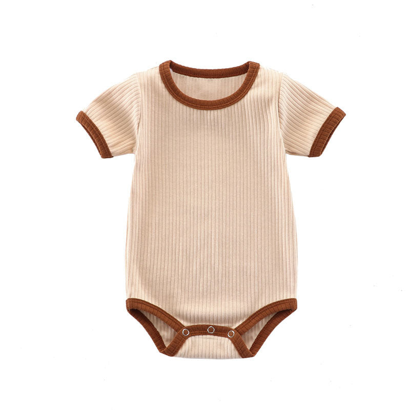 Summer Romper Baby Wrapping Clothes Pit Strip Ribbed Baby Onesie - 𝓢𝓱𝓸𝓹𝓵𝓮𝓬𝔂
