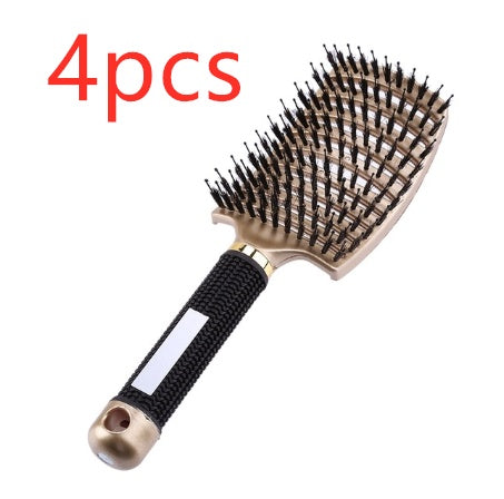 Hairbrush Anti Klit Brushy Haarborstel Women Detangler Hair Brush Bristle Nylon Scalp Massage  Teaser Hair Brush Comb - 𝓢𝓱𝓸𝓹𝓵𝓮𝓬𝔂