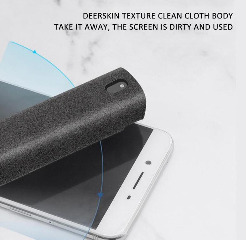 2 In 1 Phone Computer Screen Cleaner Kit For Screen Dust Removal Microfiber Cloth Set - 𝓢𝓱𝓸𝓹𝓵𝓮𝓬𝔂