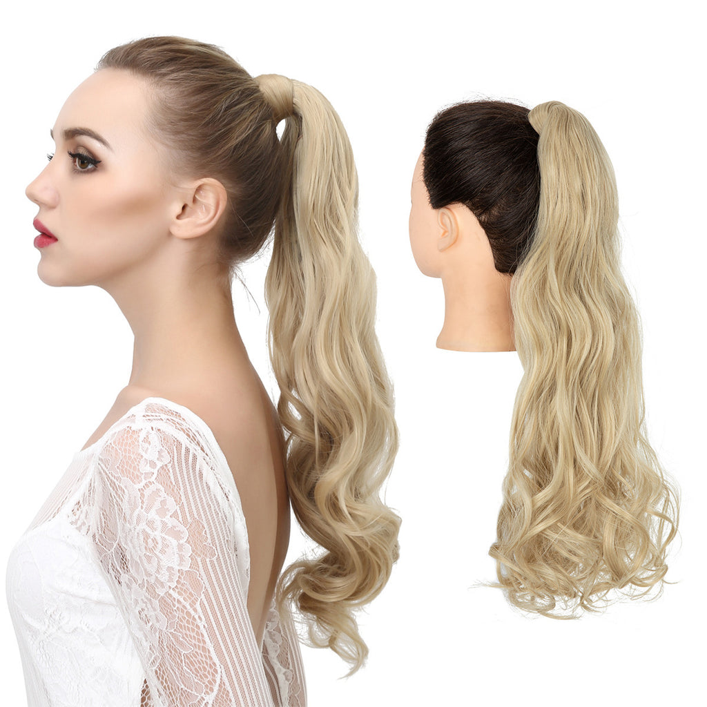 European And American Style Wig Fluffy Natural Ponytail - 𝓢𝓱𝓸𝓹𝓵𝓮𝓬𝔂