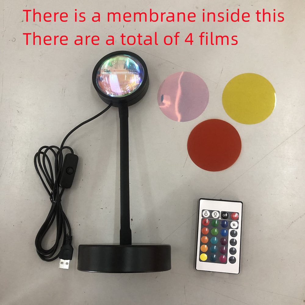 Sunset Projection Lamp Sunset Projector Night Light Wall Decoration Lighting - 𝓢𝓱𝓸𝓹𝓵𝓮𝓬𝔂