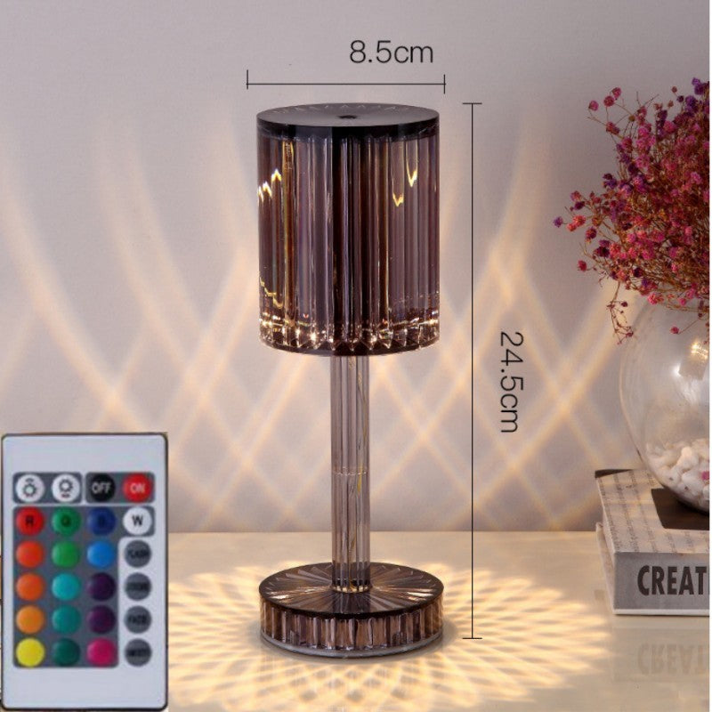 New Crystal Table Lamp Hotel Decoration Diamond Romantic Warm Led For Home Decor Romantic Gift Night Light - 𝓢𝓱𝓸𝓹𝓵𝓮𝓬𝔂