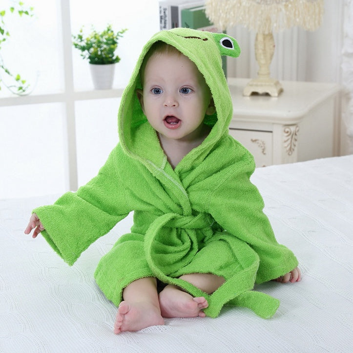 Cartoon Cute Animal Modeling Baby Bath Towels Baby Bathrobes Cotton Children's Bathrobes Baby Hooded - 𝓢𝓱𝓸𝓹𝓵𝓮𝓬𝔂