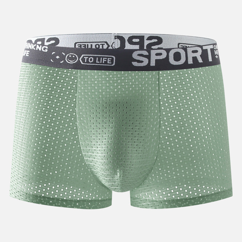 Men's Underwear Ice Silk Mesh Boxers - 𝓢𝓱𝓸𝓹𝓵𝓮𝓬𝔂