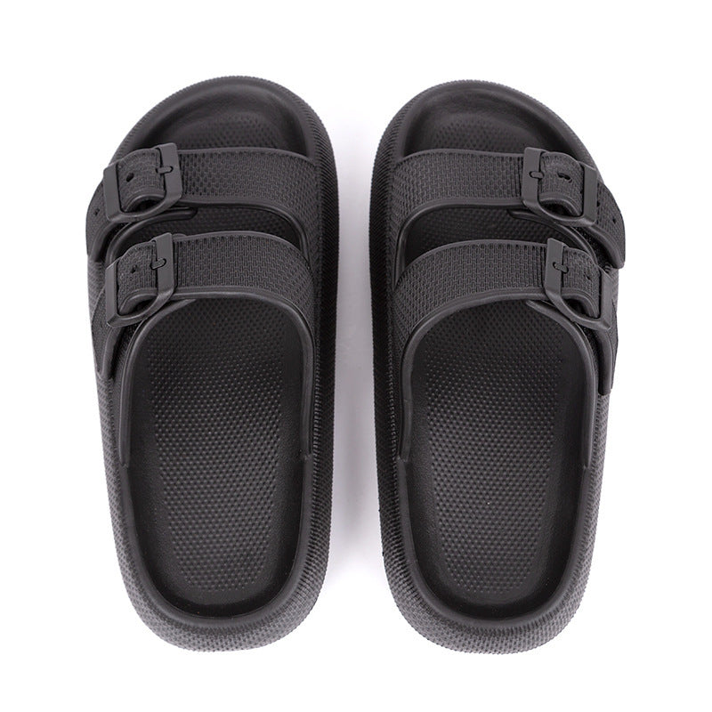 Platform Slippers Women's Summer Buckle Home Shoes Fashion Outdoor Wear Soft Bottom Sandals - 𝓢𝓱𝓸𝓹𝓵𝓮𝓬𝔂