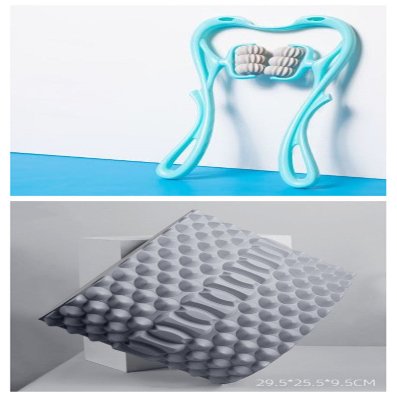 Multifunctional Manual Six-wheel Neck Massager Massage Relieve Roller Massage Tool - 𝓢𝓱𝓸𝓹𝓵𝓮𝓬𝔂