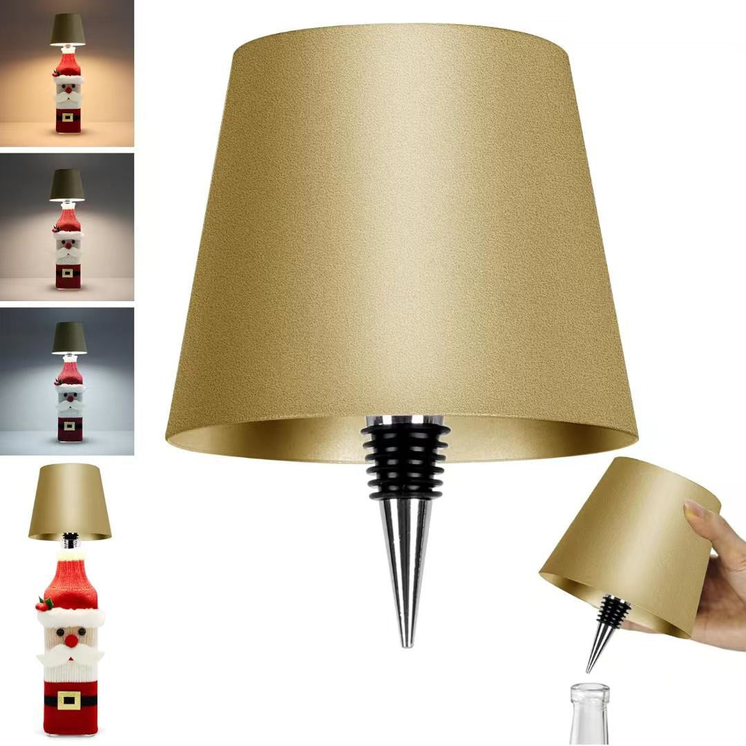 Led Creative Wine Headlight Charging Dimming Wine Bottle Table Lamp - 𝓢𝓱𝓸𝓹𝓵𝓮𝓬𝔂