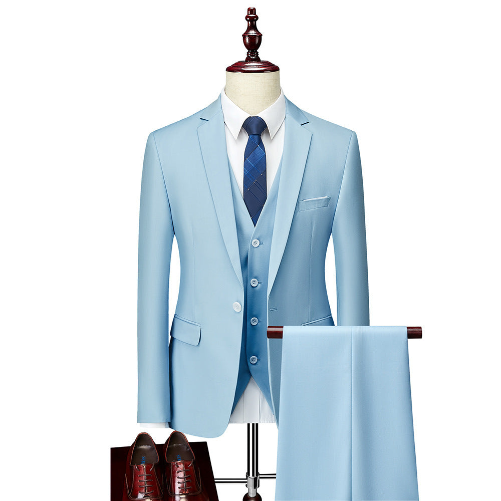 Men's Suit Three-piece Suit Business Wear Formal Wear - 𝓢𝓱𝓸𝓹𝓵𝓮𝓬𝔂