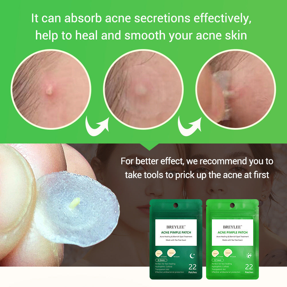 Tea Tree Acne Patch Fades Acne Marks and Ultra-thin - 𝓢𝓱𝓸𝓹𝓵𝓮𝓬𝔂