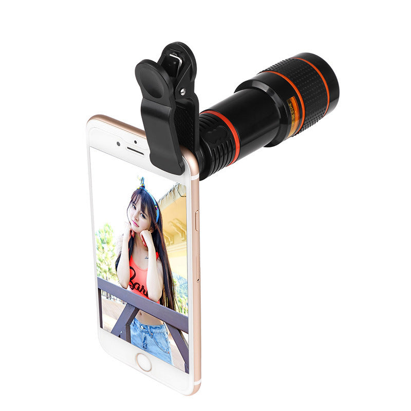 Zoom Mobile Phone Clip-On Retractable Telescope Camera Lens For  Galaxy S3 S4 S5 S6 S7 Edge Phone - 𝓢𝓱𝓸𝓹𝓵𝓮𝓬𝔂