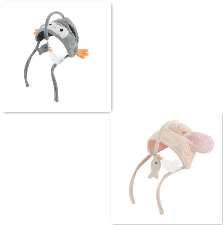 New Head Wearing Feather Funny Cat Stick Funny Cat Toy Stick Gray Big Eye Pet Toys Pet Products - 𝓢𝓱𝓸𝓹𝓵𝓮𝓬𝔂