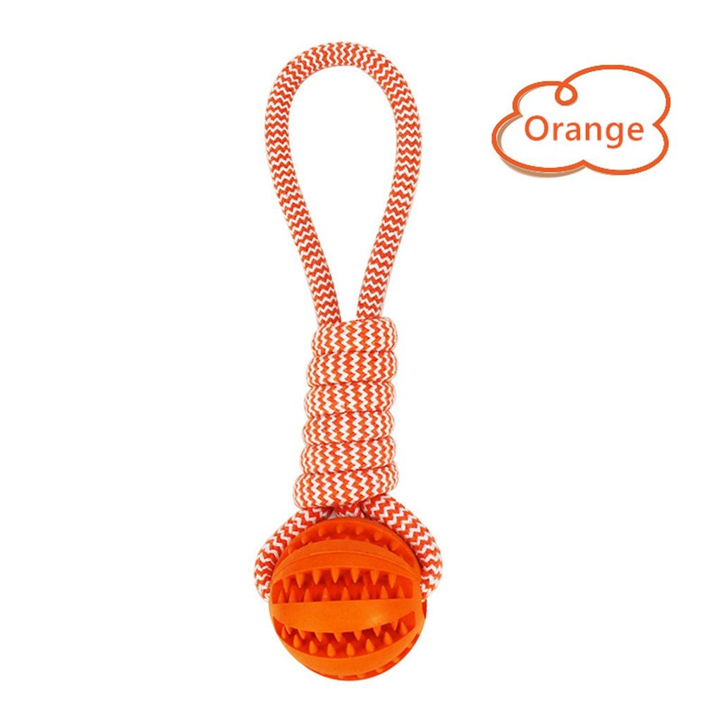 Dog Toys Balls Interactive Treat Rope Rubber Leaking Balls For Small Medium Dogs Chewing Bite Resistant Pet Tooth Cleaning - 𝓢𝓱𝓸𝓹𝓵𝓮𝓬𝔂