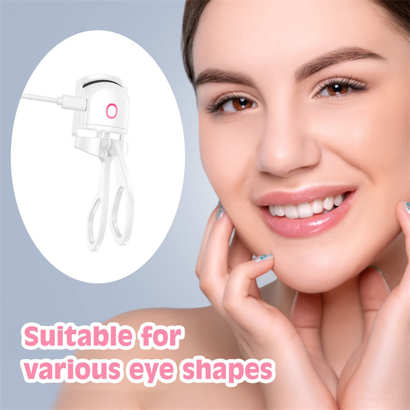 Heated Eyelash Curler Electric Temperature Control Mini Eyelash Curler Electric Portable Charging - 𝓢𝓱𝓸𝓹𝓵𝓮𝓬𝔂