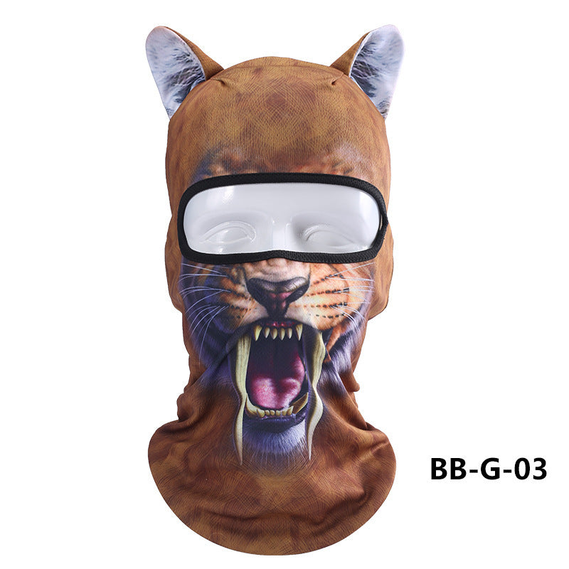 3d Printing Animal Head Cover Outdoor Sun Protection