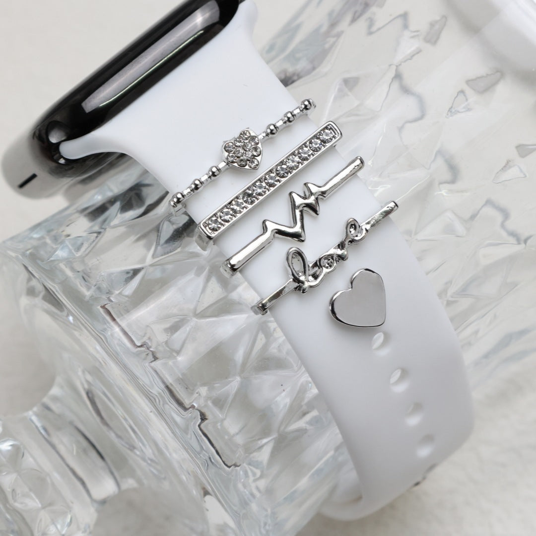 Strap DIY Decorative Buckle Silicone Watch Accessories - 𝓢𝓱𝓸𝓹𝓵𝓮𝓬𝔂