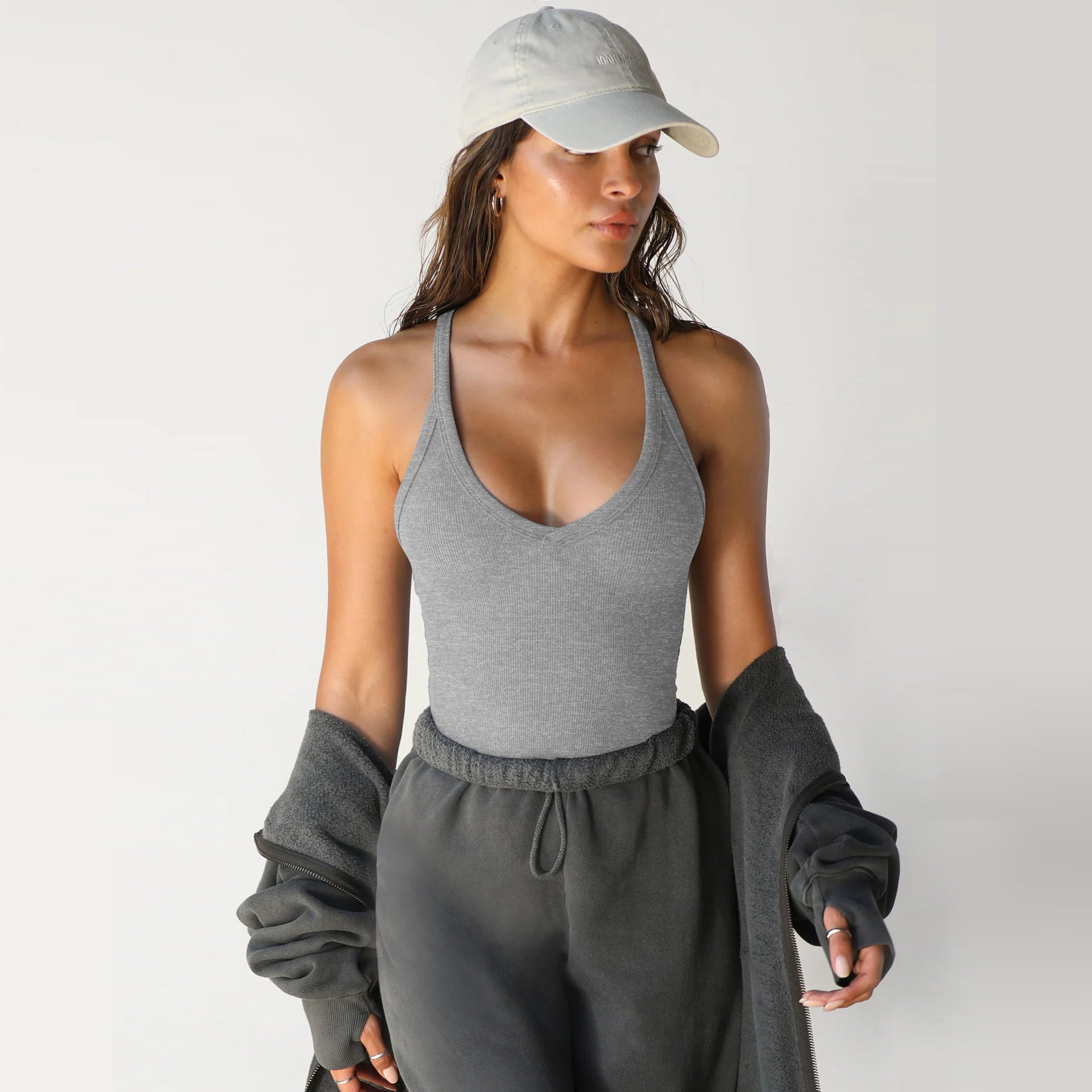 Spring Knitted Vest Sexy Slim Top Womens Clothing - 𝓢𝓱𝓸𝓹𝓵𝓮𝓬𝔂