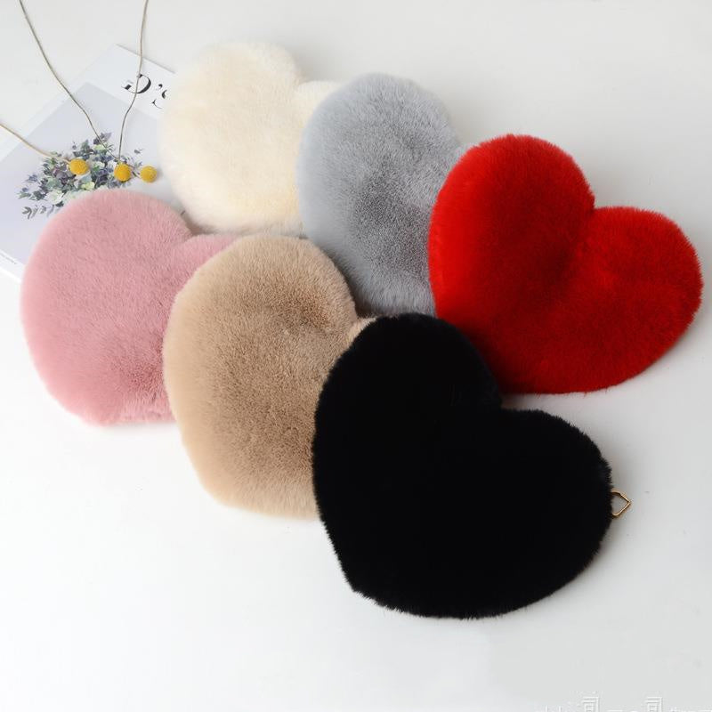 Love Bags For Women Plush Chain Shoulder Bags Valentine's Day Party Bag - 𝓢𝓱𝓸𝓹𝓵𝓮𝓬𝔂
