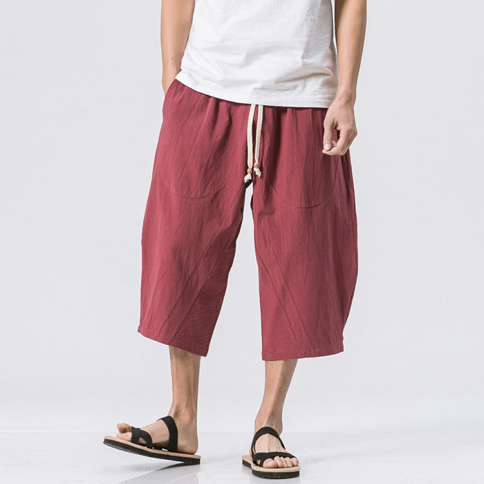 Chinese Style Cotton And Harem Pants - 𝓢𝓱𝓸𝓹𝓵𝓮𝓬𝔂