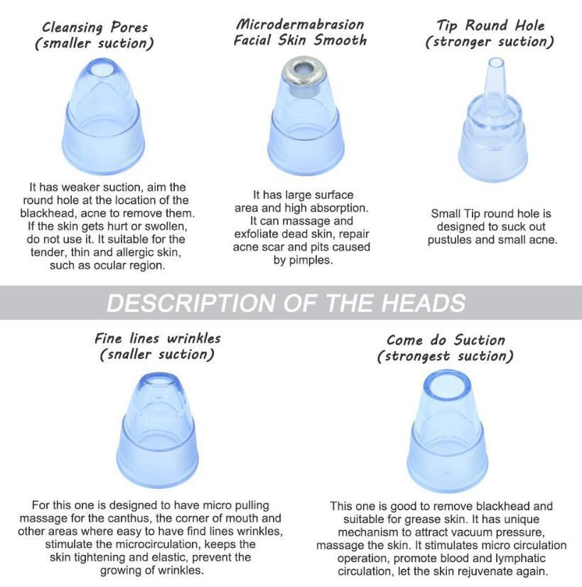 Blackhead Instrument Electric Suction Facial Washing Instrument Beauty Acne Cleaning Blackhead Suction Instrument - 𝓢𝓱𝓸𝓹𝓵𝓮𝓬𝔂