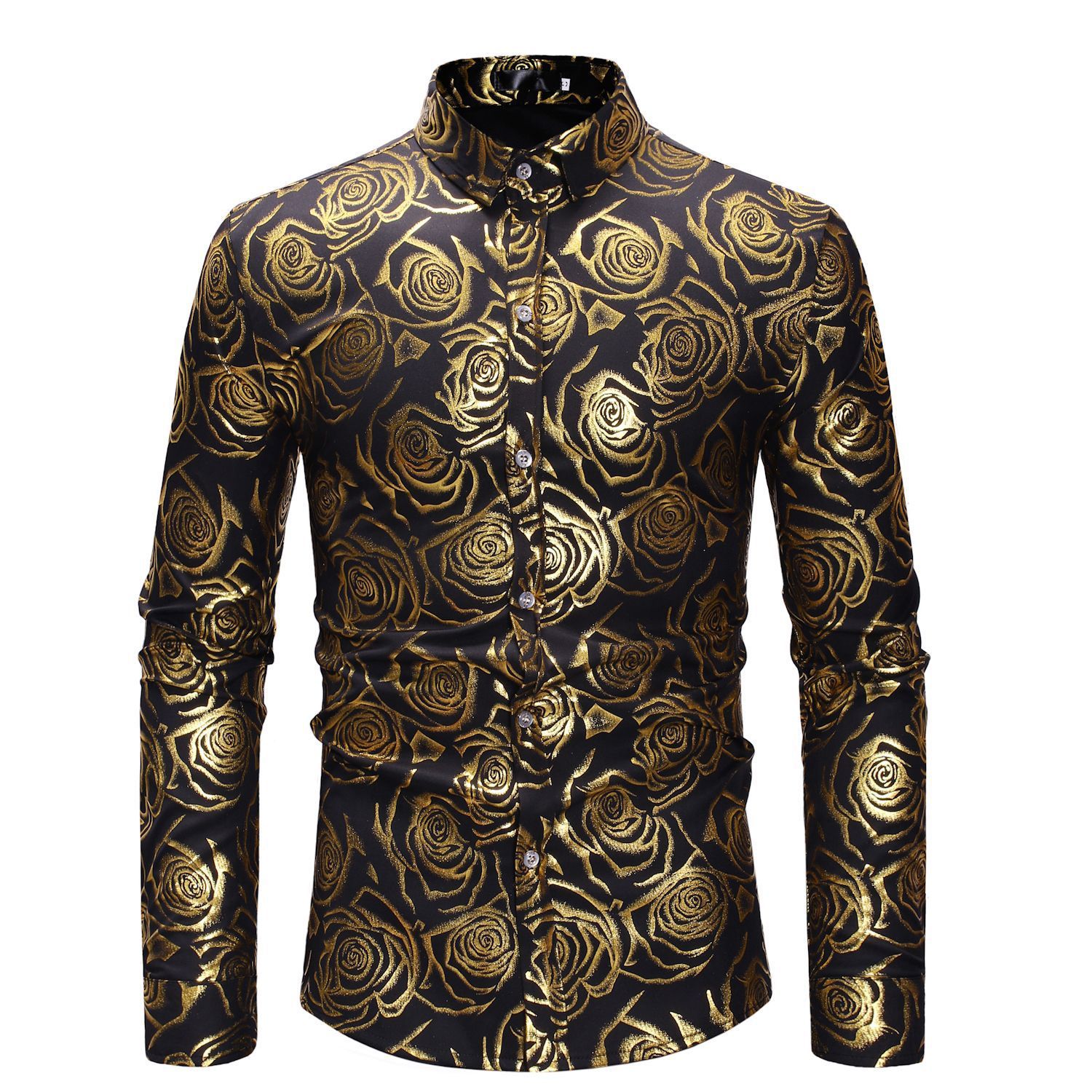 Fashion Fashion Floral Printed Men's Casual Long Sleeve Shirt - 𝓢𝓱𝓸𝓹𝓵𝓮𝓬𝔂