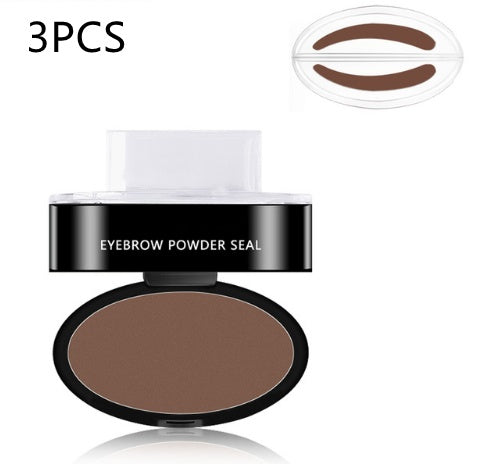 Eyebrow Powder Stamp Tint Stencil Kit Cosmetics Professional Makeup Waterproof Eye Brow Stamp Lift Eyebrow Enhancers Stencil Kit - 𝓢𝓱𝓸𝓹𝓵𝓮𝓬𝔂