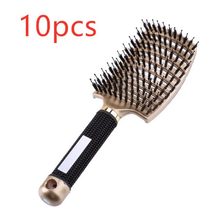 Hairbrush Anti Klit Brushy Haarborstel Women Detangler Hair Brush Bristle Nylon Scalp Massage  Teaser Hair Brush Comb - 𝓢𝓱𝓸𝓹𝓵𝓮𝓬𝔂