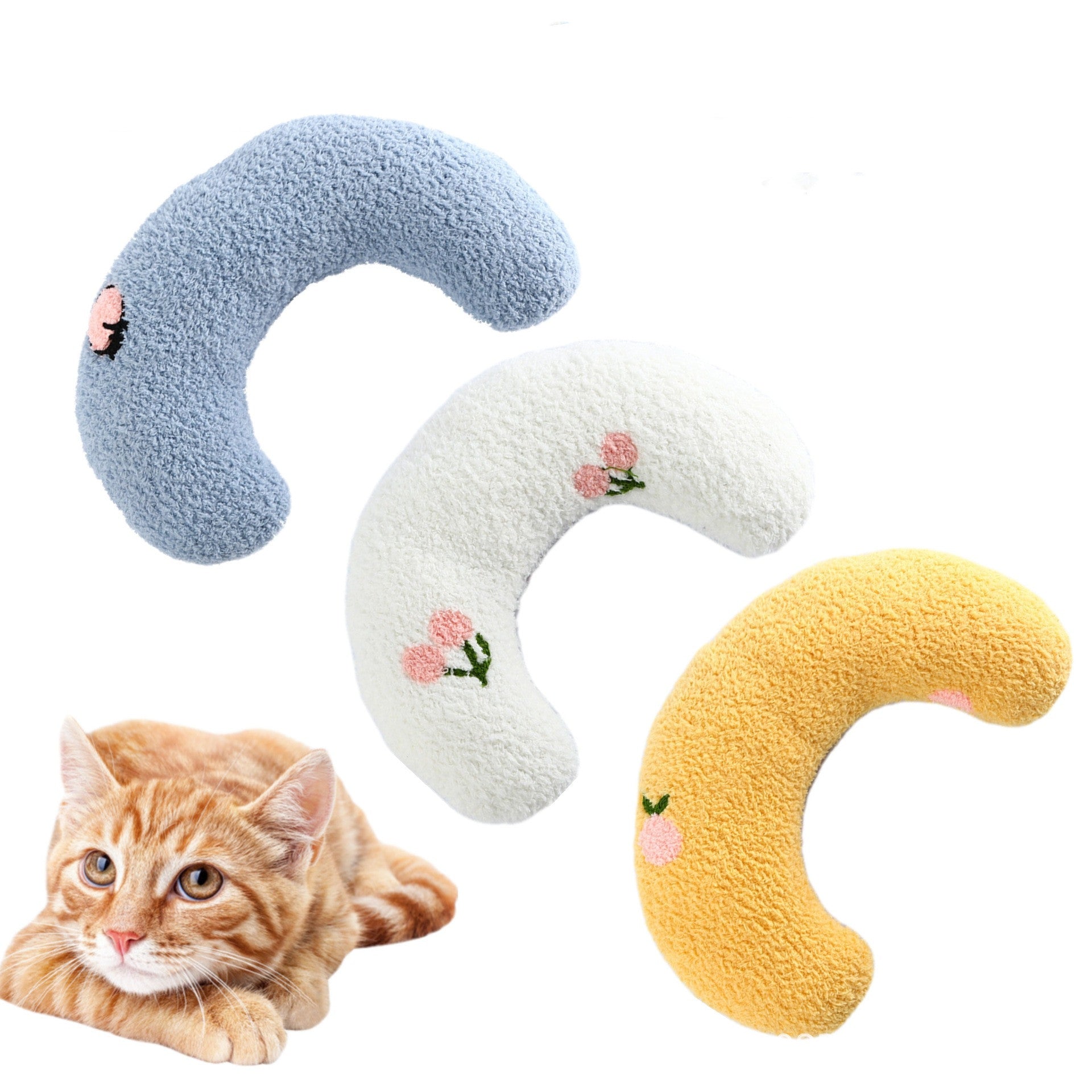 Little Pillow For Cats Fashion Neck Protector Deep Sleep Puppy U-Shaped Pillow Pets Pillow Kitten Headrest Dog Sleeping Pillow Pet Products - 𝓢𝓱𝓸𝓹𝓵𝓮𝓬𝔂