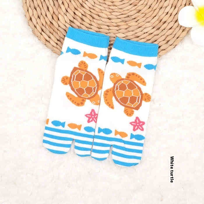 Two-toe Socks Split Toe Women's Cotton Socks - 𝓢𝓱𝓸𝓹𝓵𝓮𝓬𝔂