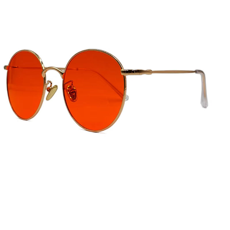 Light Blocking Amber Lens Circular Gaming Glasses - 𝓢𝓱𝓸𝓹𝓵𝓮𝓬𝔂