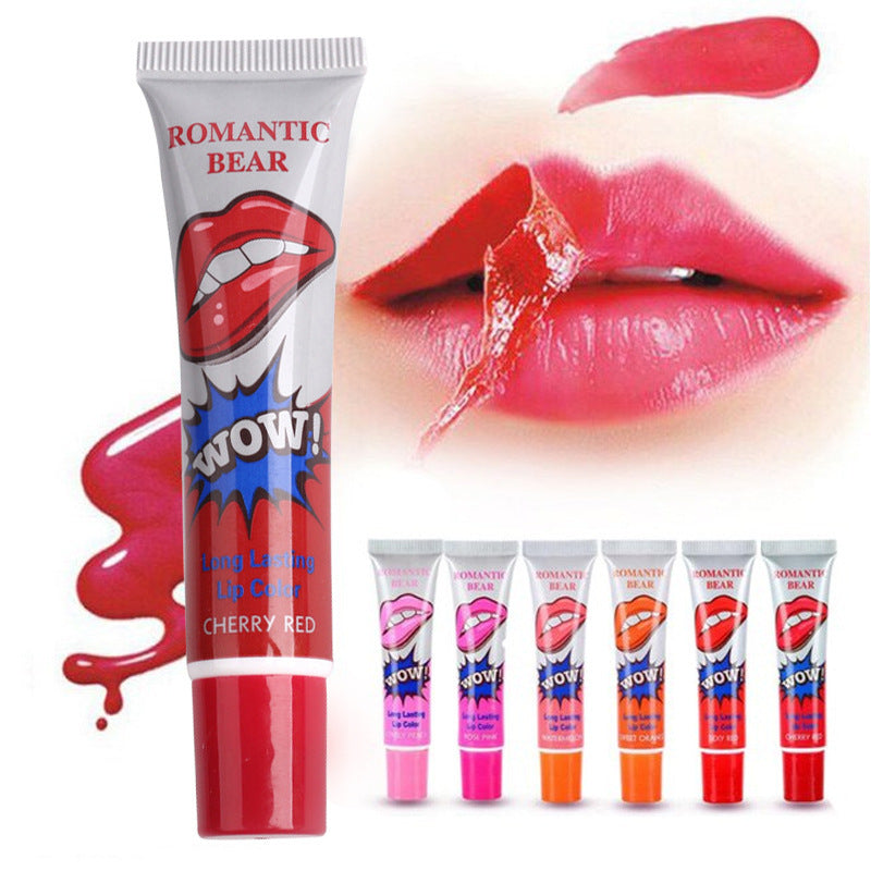 Amazing 6 Colors Peel Off Liquid Lipstick Waterproof Long Lasting Lip Gloss Mask Moisturizer Makeup Tear Pull Lip Lint Cosmetic - 𝓢𝓱𝓸𝓹𝓵𝓮𝓬𝔂