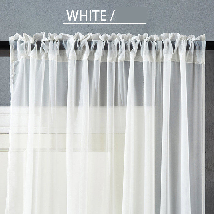 Modern And Simple Pure Color Cotton And Linen Window Screen - 𝓢𝓱𝓸𝓹𝓵𝓮𝓬𝔂